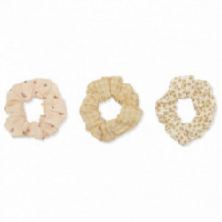 Konges slöjd - 3-pack Scrunchies Big, Yellow check