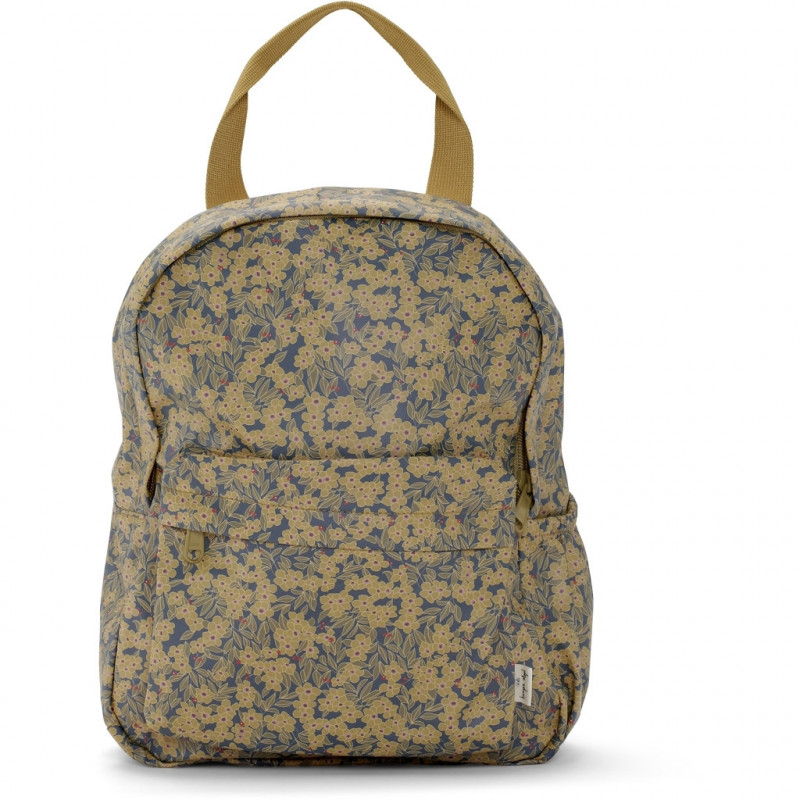 Konges slöjd - Rain kids mini ryggsäck, Winter leaves mustard