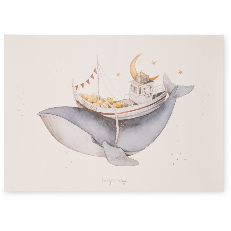 Konges slöjd - Poster, Whale