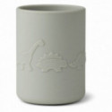 Liewood- Ethan Silikon mugg 4-pack , Dino blue multi mix