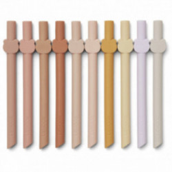 Liewood - Badu 10-pack Sugrör Rose mix