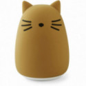 Liewood - Stor nattlampa Jimbo,  Cat Golden caramel