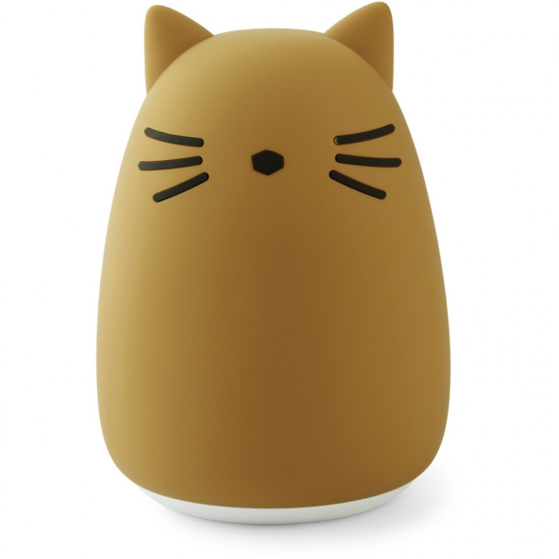 Liewood - Stor nattlampa Jimbo,  Cat Golden caramel