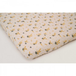 Garbo & Friends - Lakan, Fitted sheet Muslin Mimosa Junior