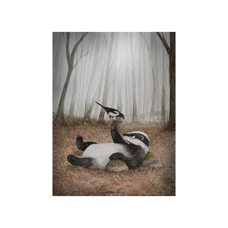 Fashionell - A Forest Fairy Tale - Beppe & Sam 30x40cm