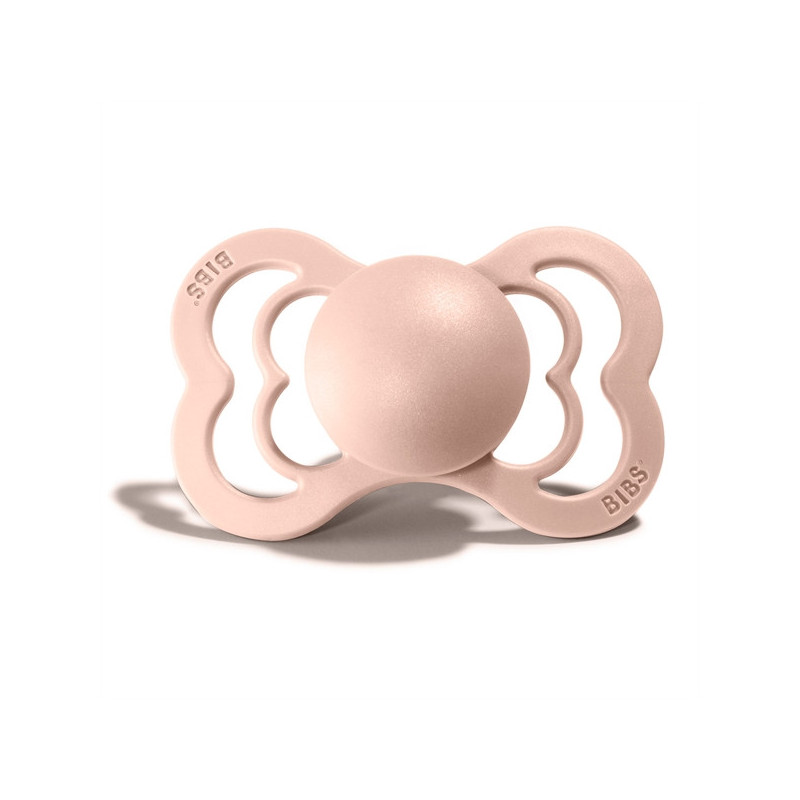 Bibs Napp - Supreme Latex, Blush 0-6 mån