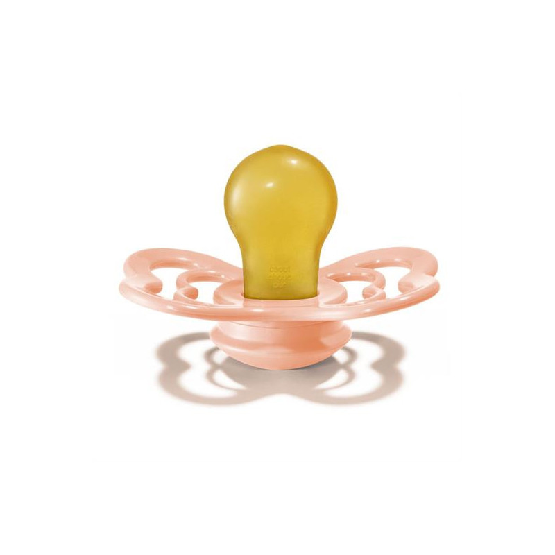 Bibs Napp - Supreme Latex, Peach +6 mån