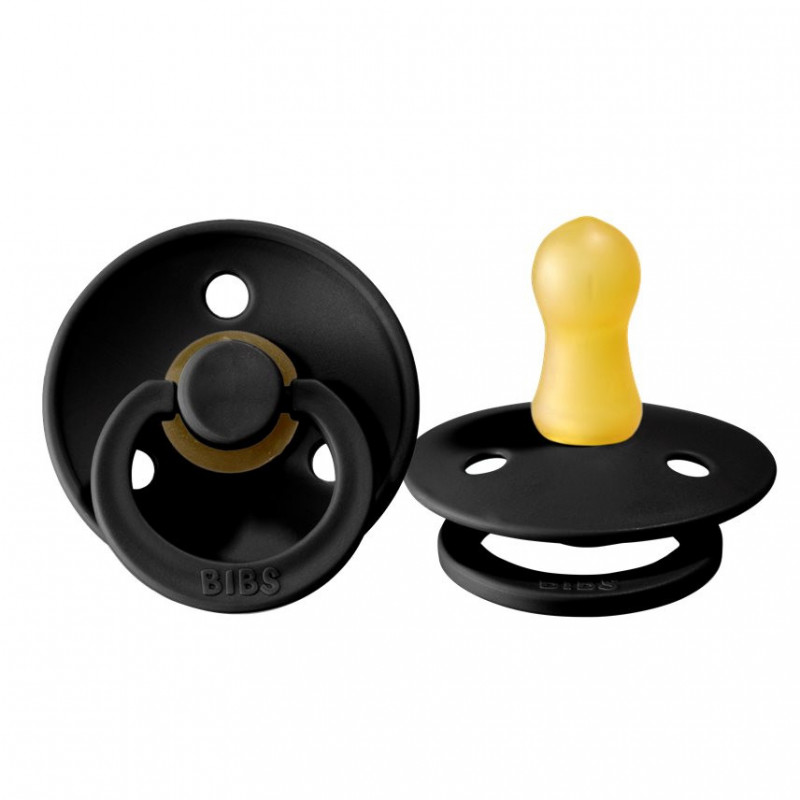 Bibs Napp - Black, 0-6 mån
