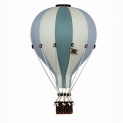 Super Balloon - Luftballong Small gräddvit/ljusblå/mint