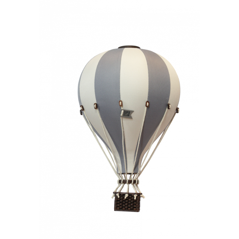 Super Balloon - Luftballong Small,  Gräddvit/Mörk grå