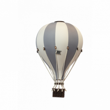 Super Balloon - Luftballong Small,  Gräddvit/Mörk grå