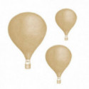 Stickstay - Wallstickers, Ballonger 3-pack Senapsgula