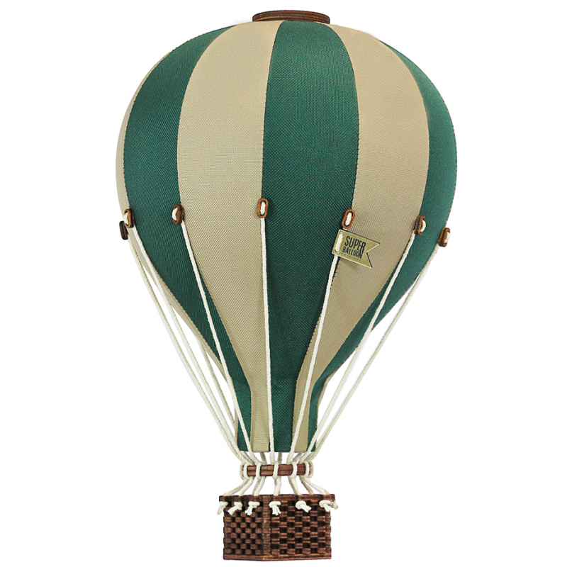 Super Balloon - Luftballong Small beige / grön