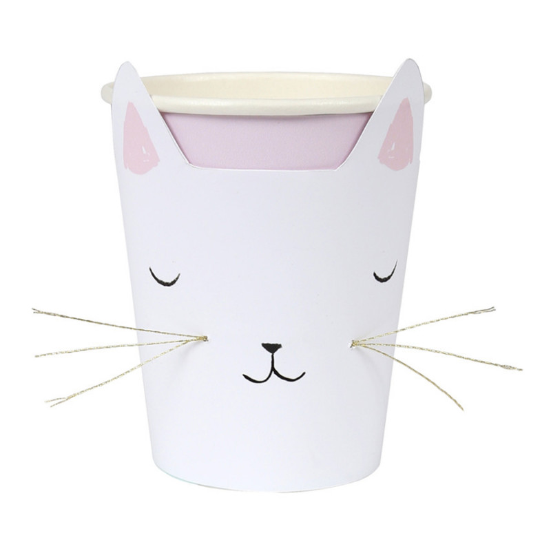 Meri Meri - Katt engångsmuggar