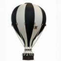 Super Balloon - Luftballong Medium svart / gräddvit