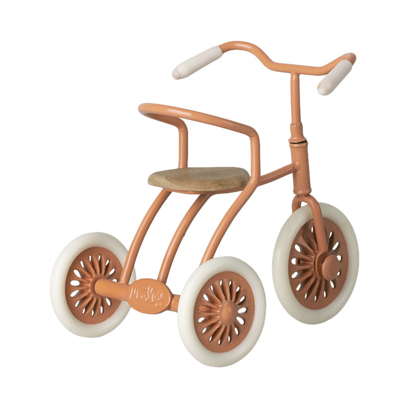 Maileg - Abri à tricycle Mouse, coral