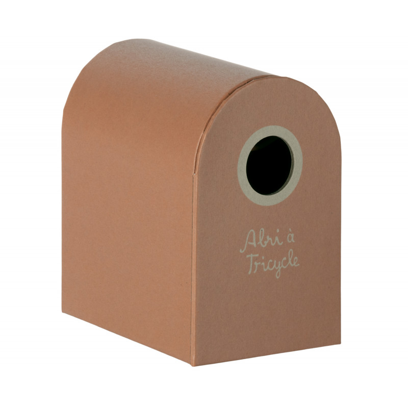 Maileg - Abri à tricycle Mouse, coral