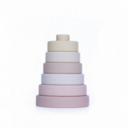 Pellianni - Silicone Stacking Toy Pinkish