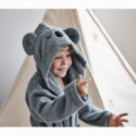 Roommate - Bathrobe - KOALA, sea grey (1-2 years)