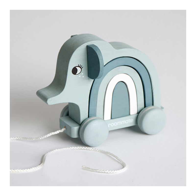 Roommate - Elephant - Pull-along & Stacking Toy