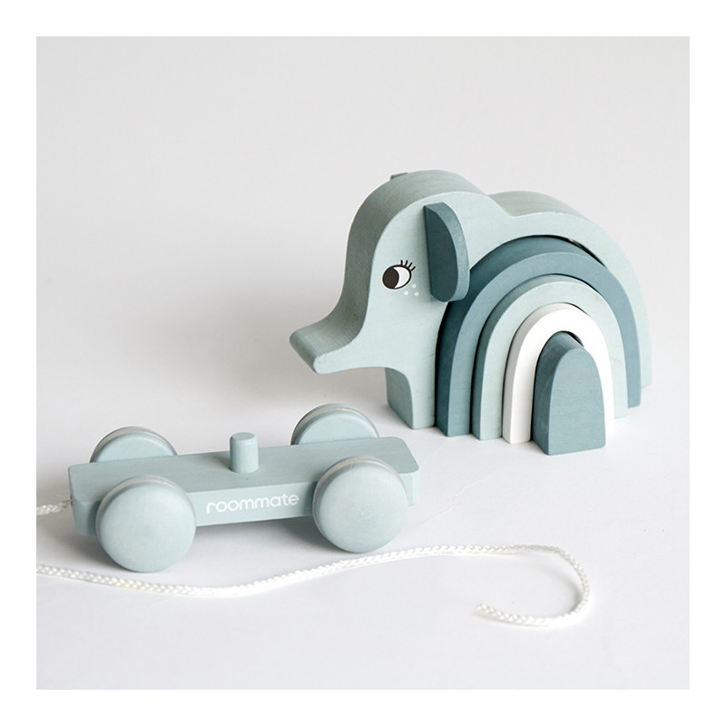 Roommate - Elephant - Pull-along & Stacking Toy
