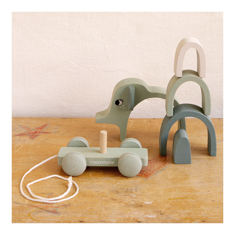 Roommate - Elephant - Pull-along & Stacking Toy