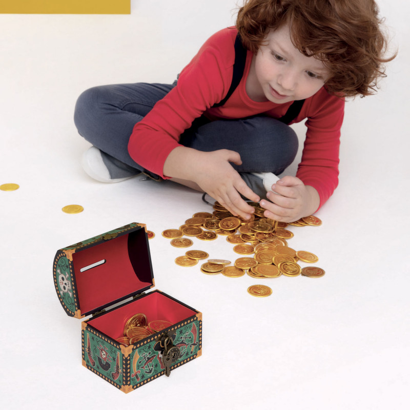 Djeco - Money Box, Pirate