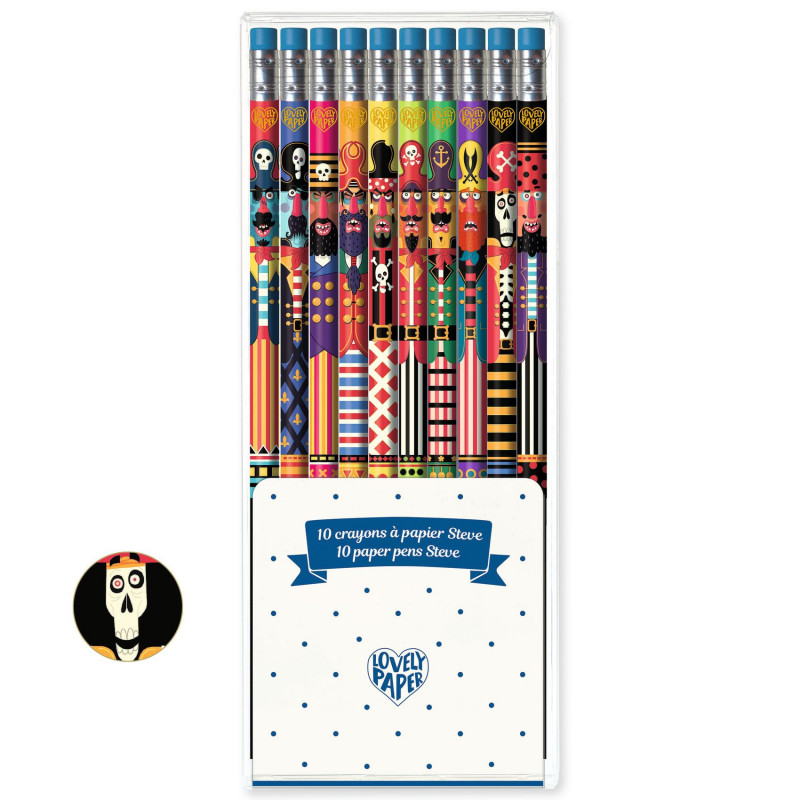 Djeco - 10 pencils Steve