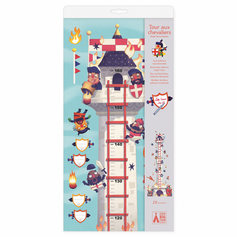 Djeco - Height chart - Knights tower