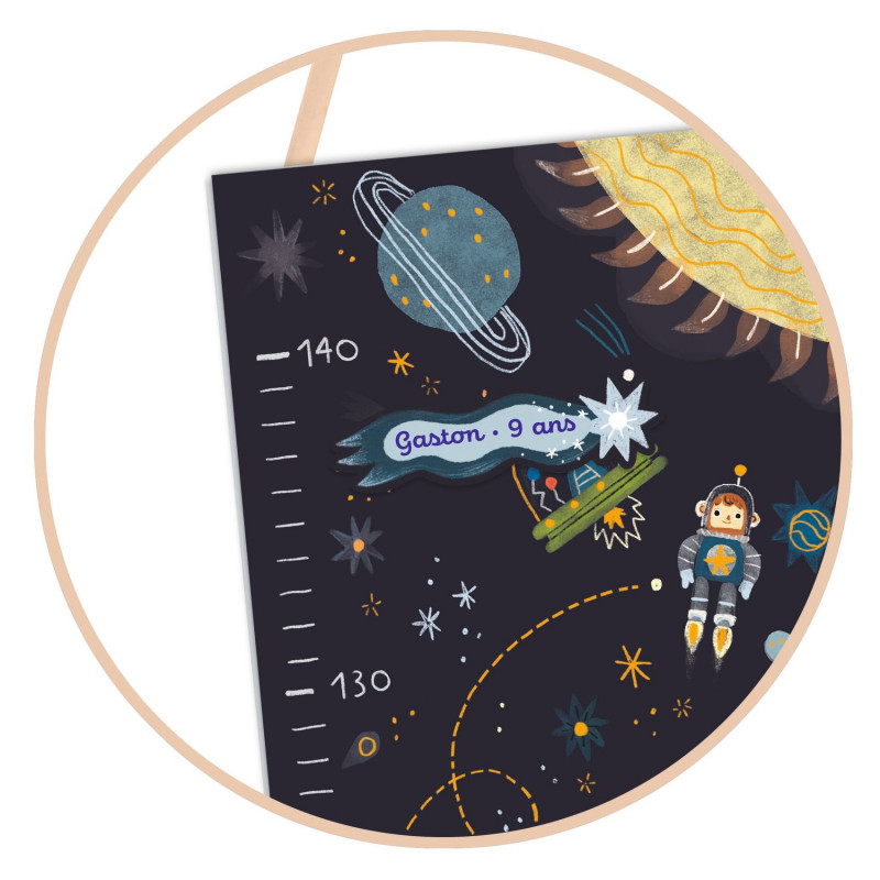 Djeco - Height chart - Space