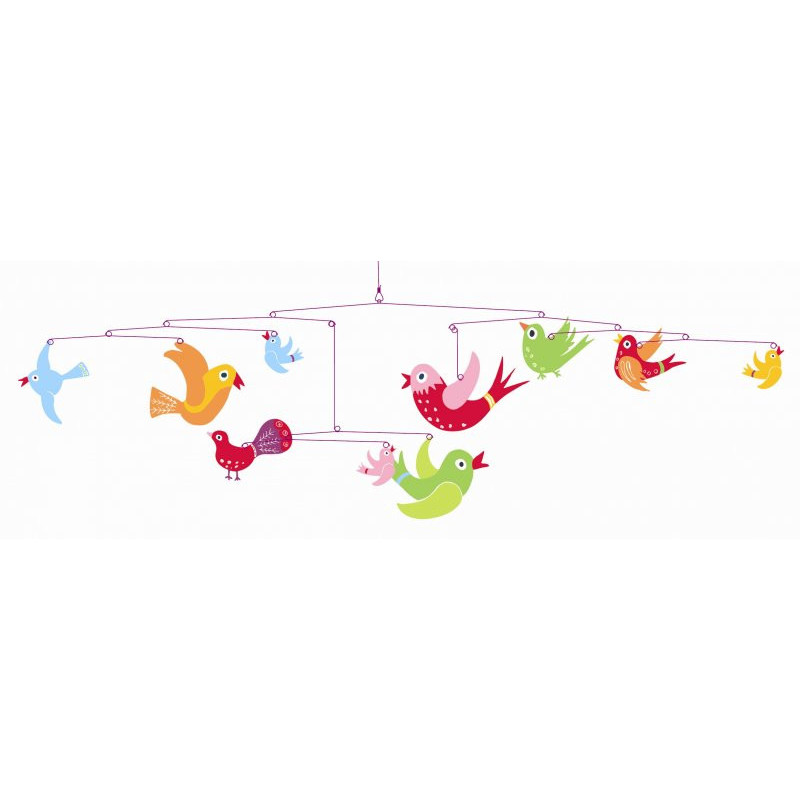 Djeco - Mobile, Colourful flight of fancy