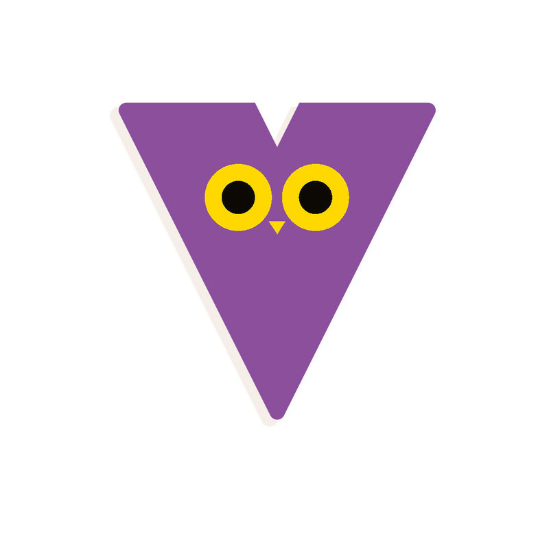 Djeco - Graphic Letters - V