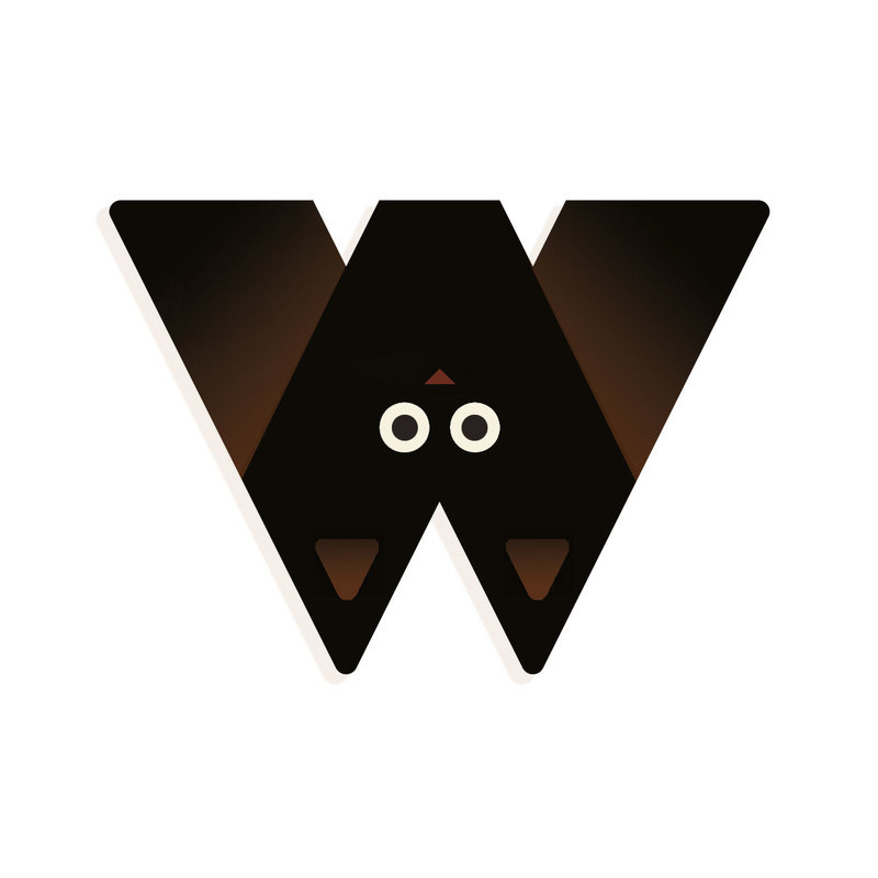 Djeco - Graphic Letter - W