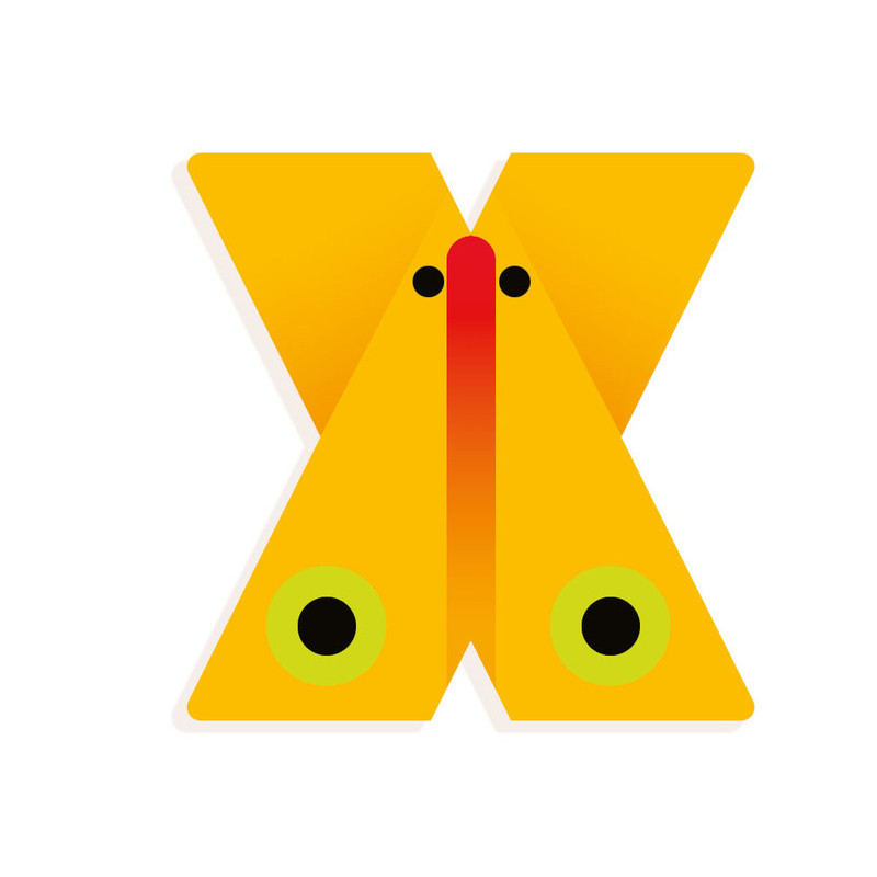 Djeco - Graphic Letters - X