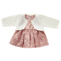 "Dress and cardigan, knit"