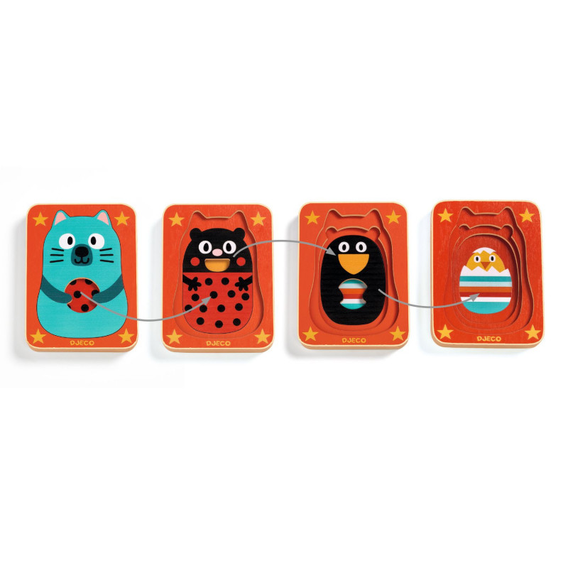 Djeco - Max & Co, 3 pcs