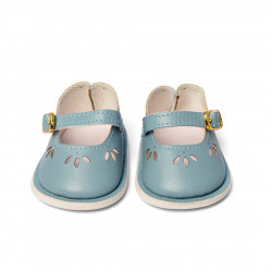 "Doll shoe, Petrol"