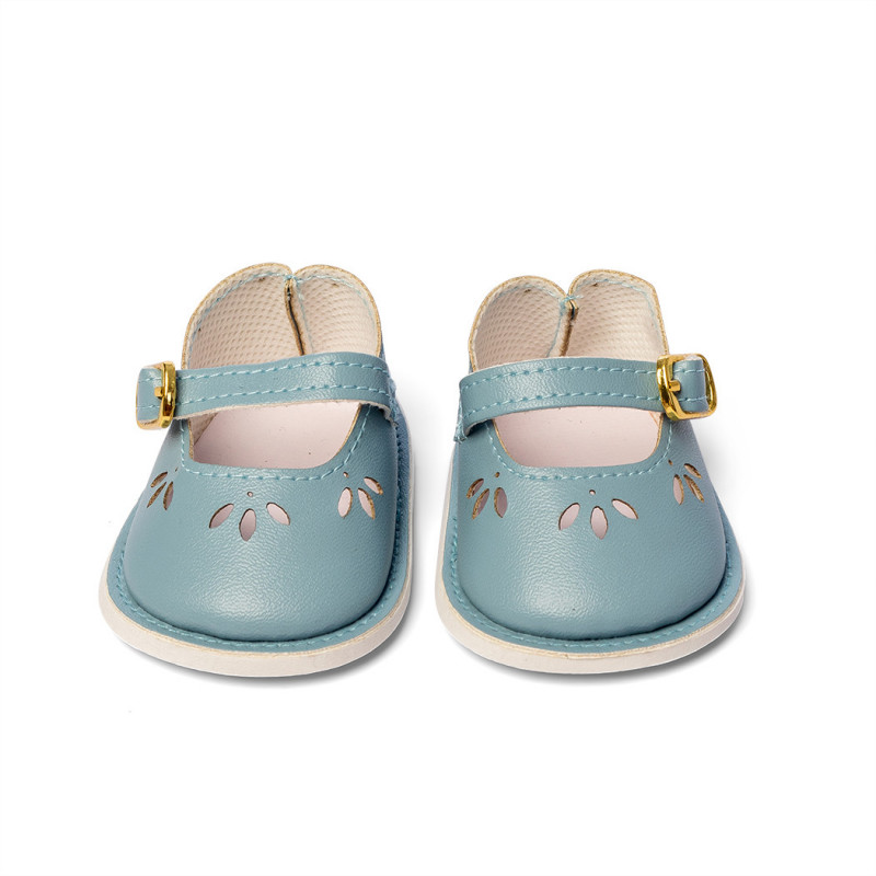 "Doll shoe, Petrol"