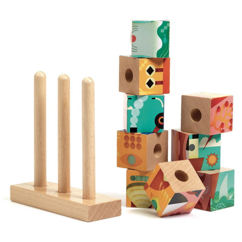 Djeco - Puzz-Up Sea, 9 kuber (36 sidor)