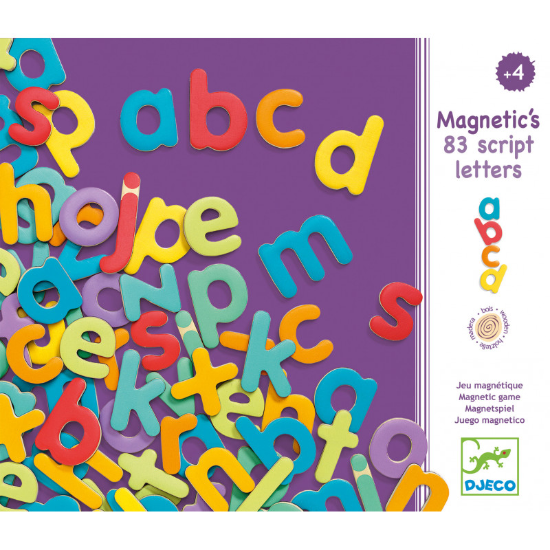 Djeco - 83 script letters
