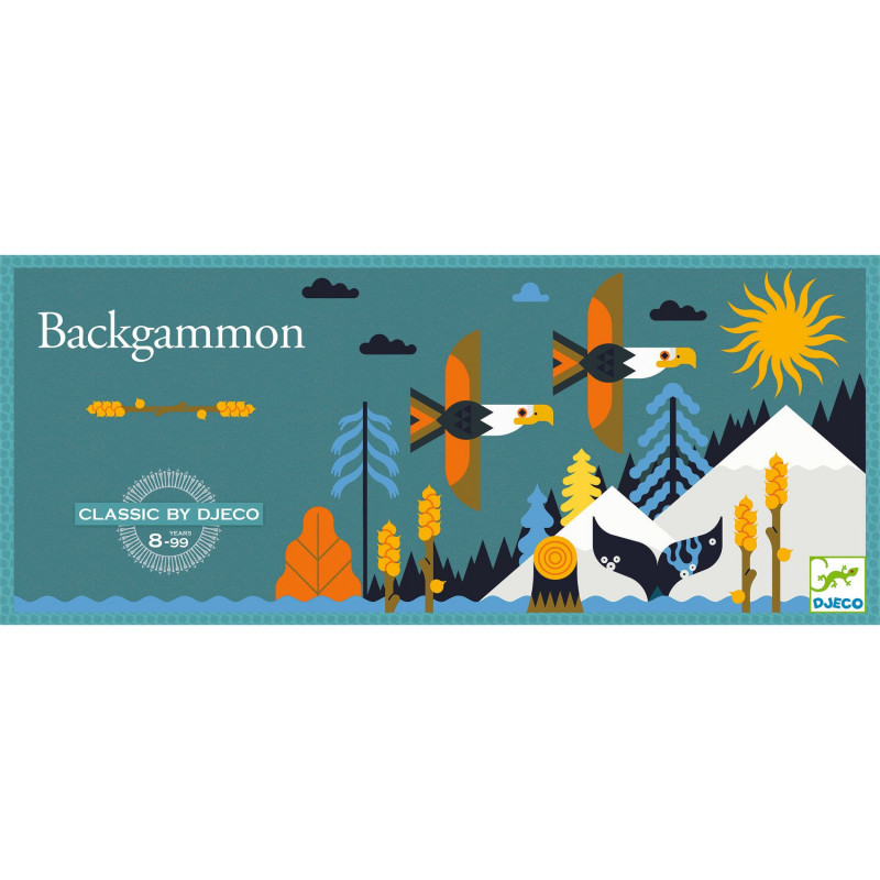 Djeco - Classic Games - Backgammon