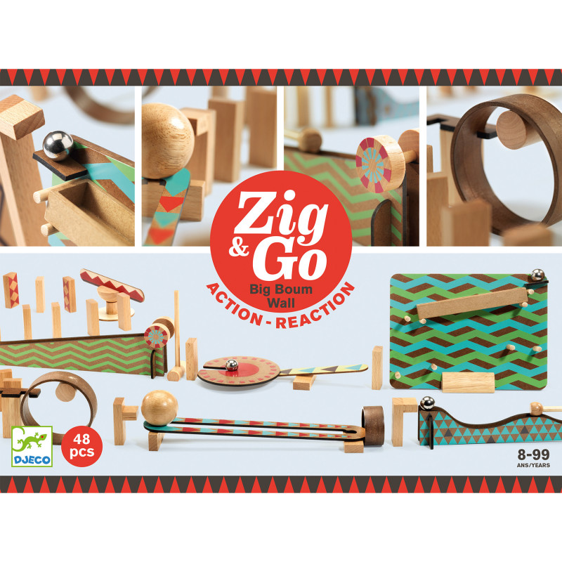 Djeco - Zig & Go - 48 pcs - Big Boum Wall