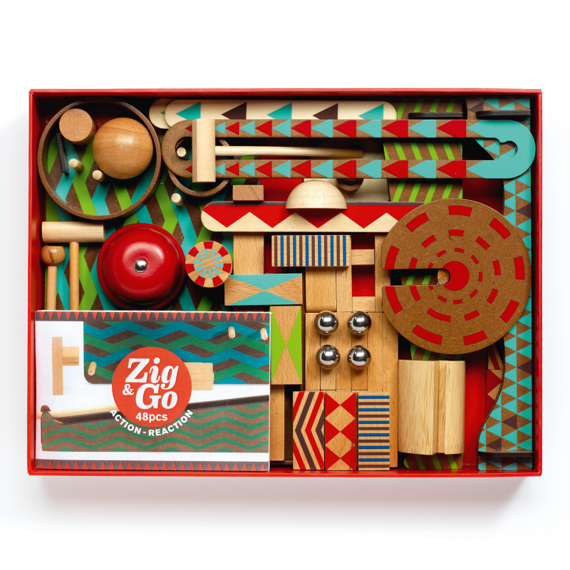 Djeco - Zig & Go - 48 pcs - Big Boum Wall