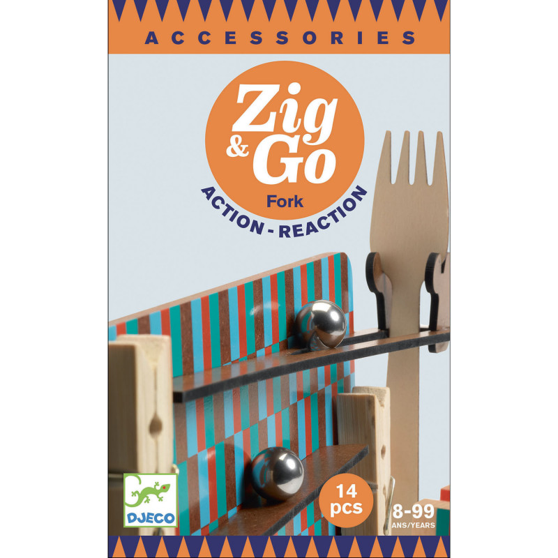 Djeco - Zig & Go - Fork - 14 pcs