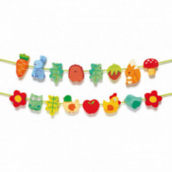Djeco - Wooden beads - Filanature