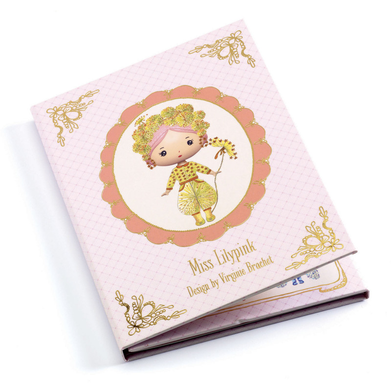 Djeco - Tinyly, Stickers Miss Lilypink