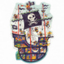 Djeco - The pirate ship - 36 pcs