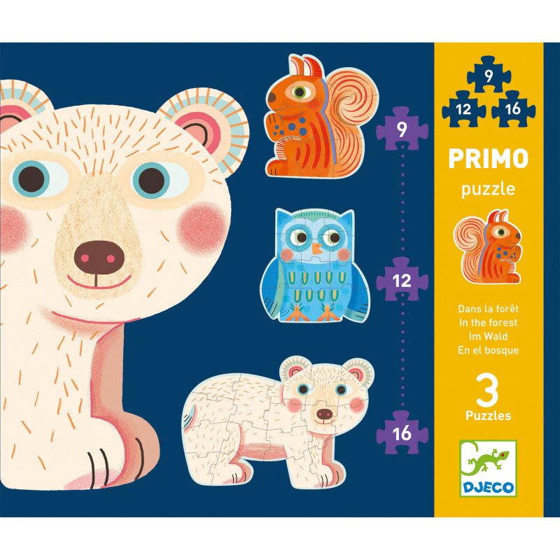 Djeco - In the Forest - 9, 12, 16 pcs