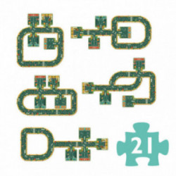Djeco - Road, 21 pcs
