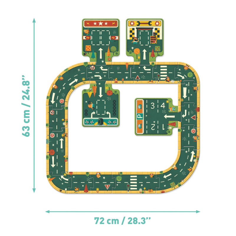 Djeco - Road, 21 pcs